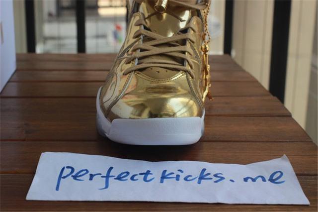 Authentic Air Jordan 6 Gold Pinnacle